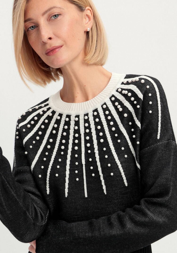 Платье с жемчужным узором на груди шир.  750, рис. 6