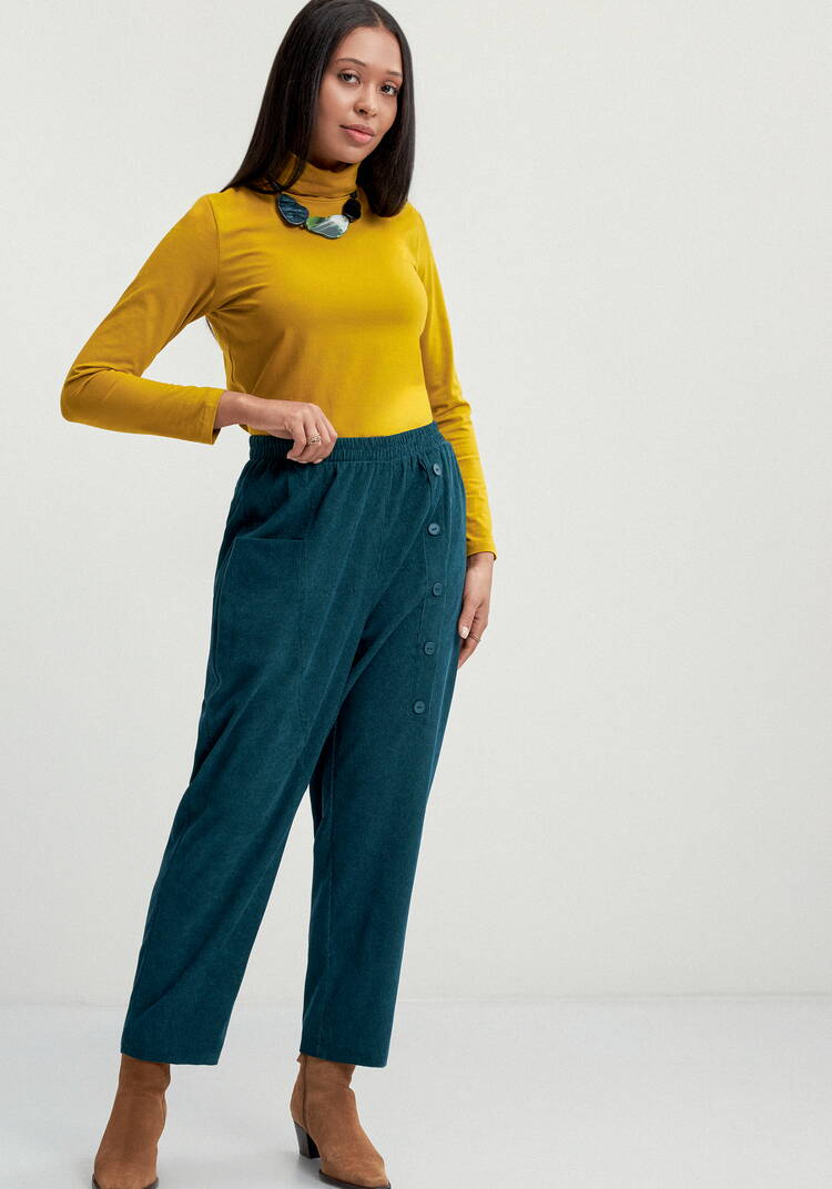 Брюки с карманом в рельефе шир.  750, рис. 27