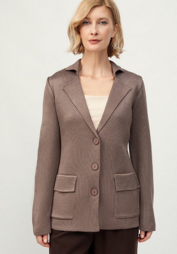 Пиджак с английским воротником шир.  580, рис. 12