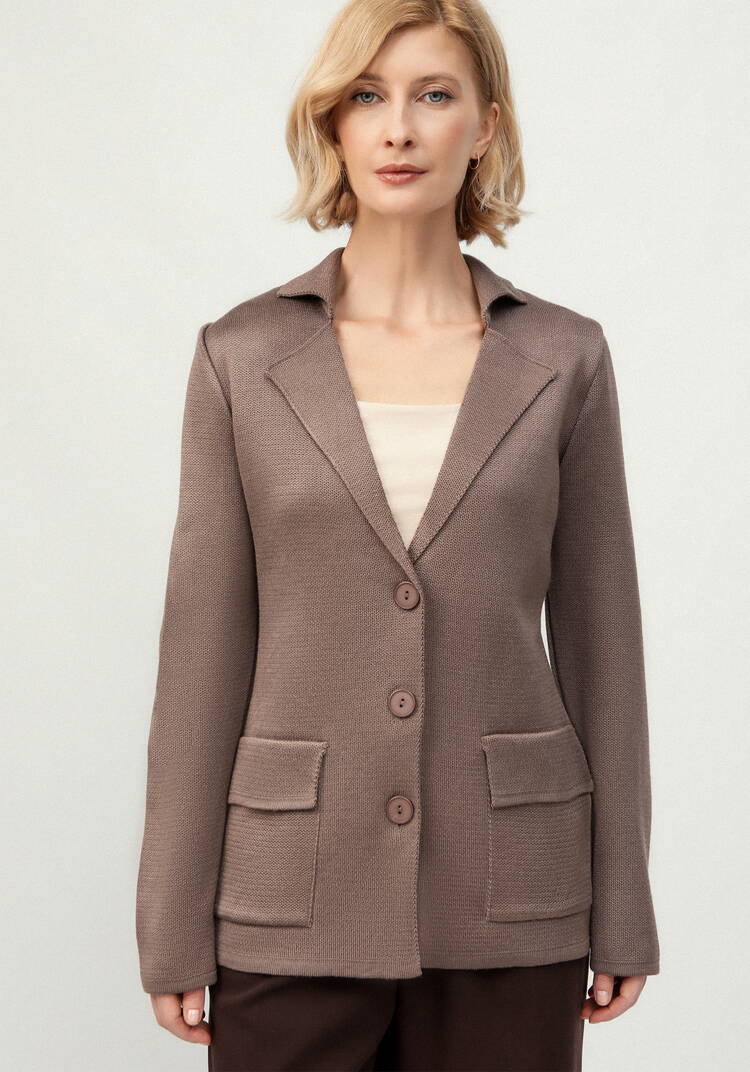 Пиджак с английским воротником шир.  750, рис. 12