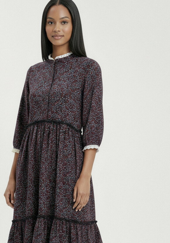 Платье ярусное с льняным кружевом шир.  580, рис. 11