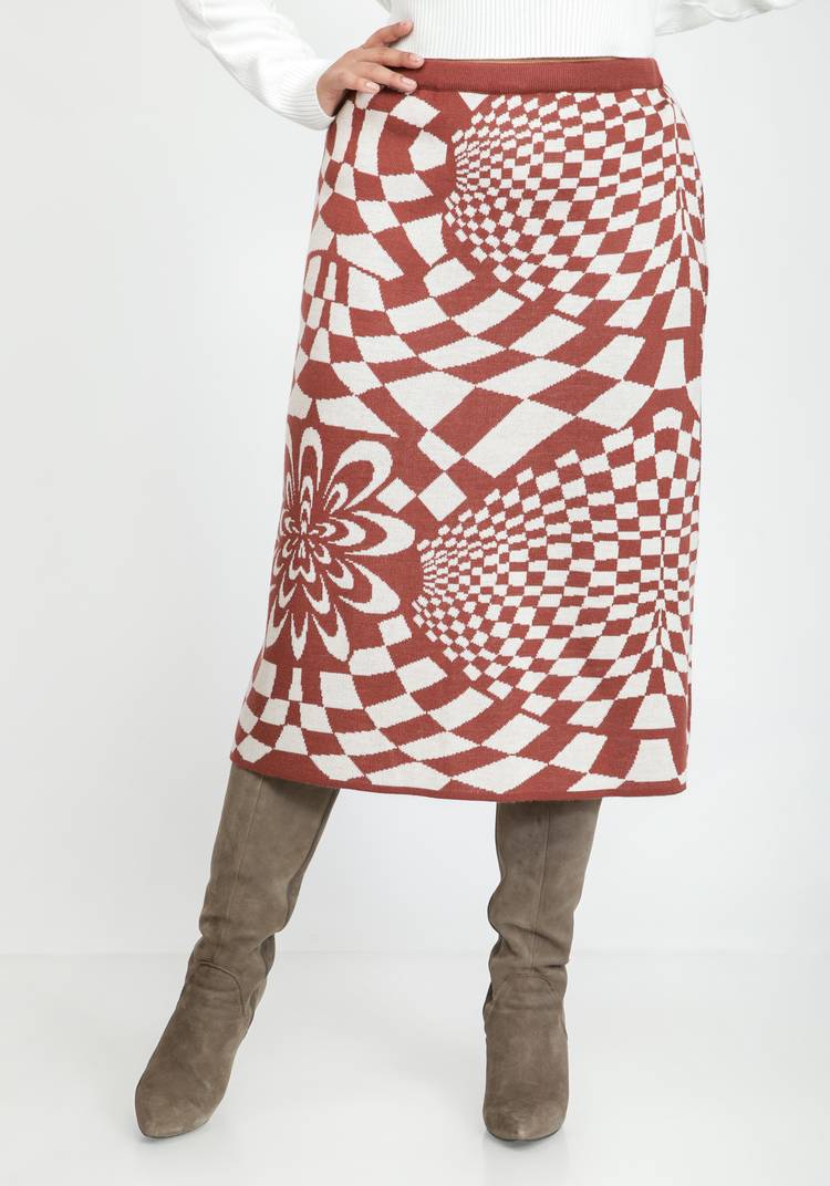 Юбка с абстрактным рисунком шир.  750, рис. 5