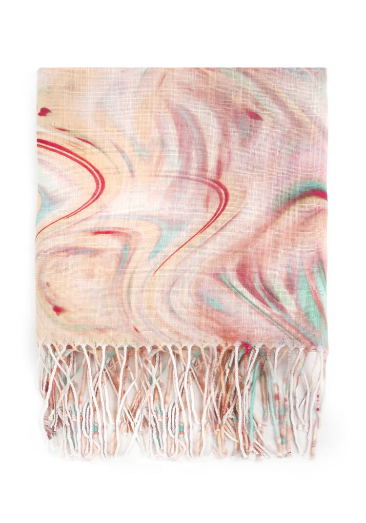 Палантин облегченный с принтом шир.  750, рис. 9