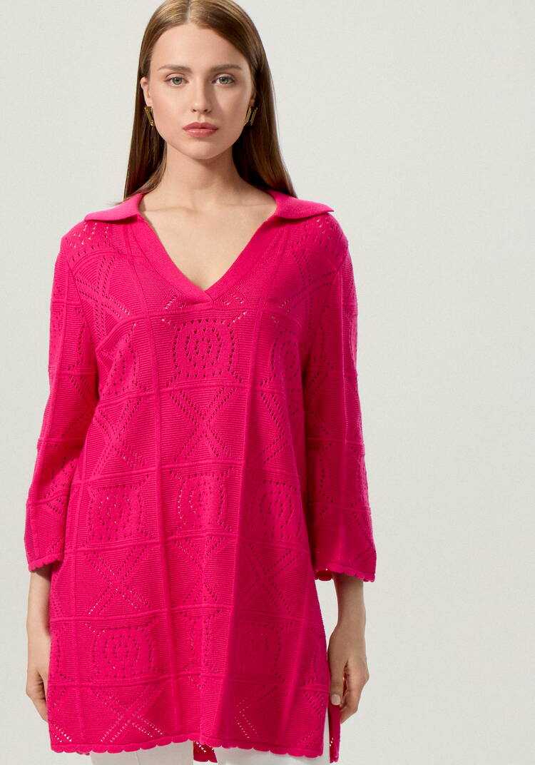 Туника с разрезами по бокам удлиненная шир.  750, рис. 26