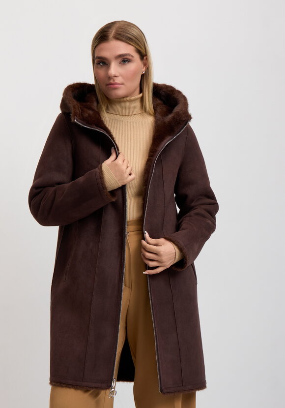 Шуба двухсторонняя Грейс шир.  580, рис. 11