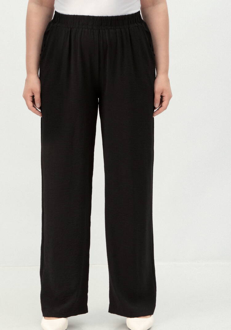 Брюки с карманами, свободного кроя шир.  750, рис. 4