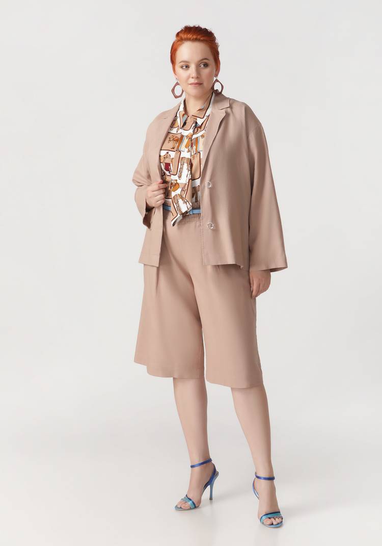 Пиджак с английским воротником и поясом шир.  750, рис. 3