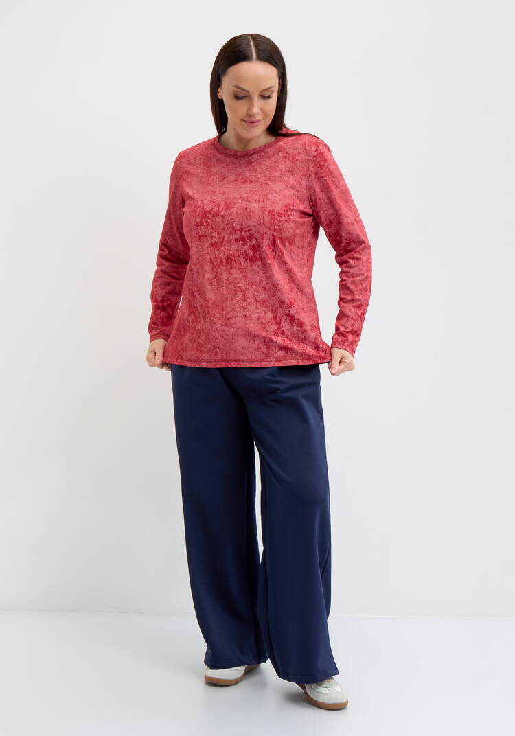 Лонгслив с принтом на горловине спинки шир.  750, рис. 8