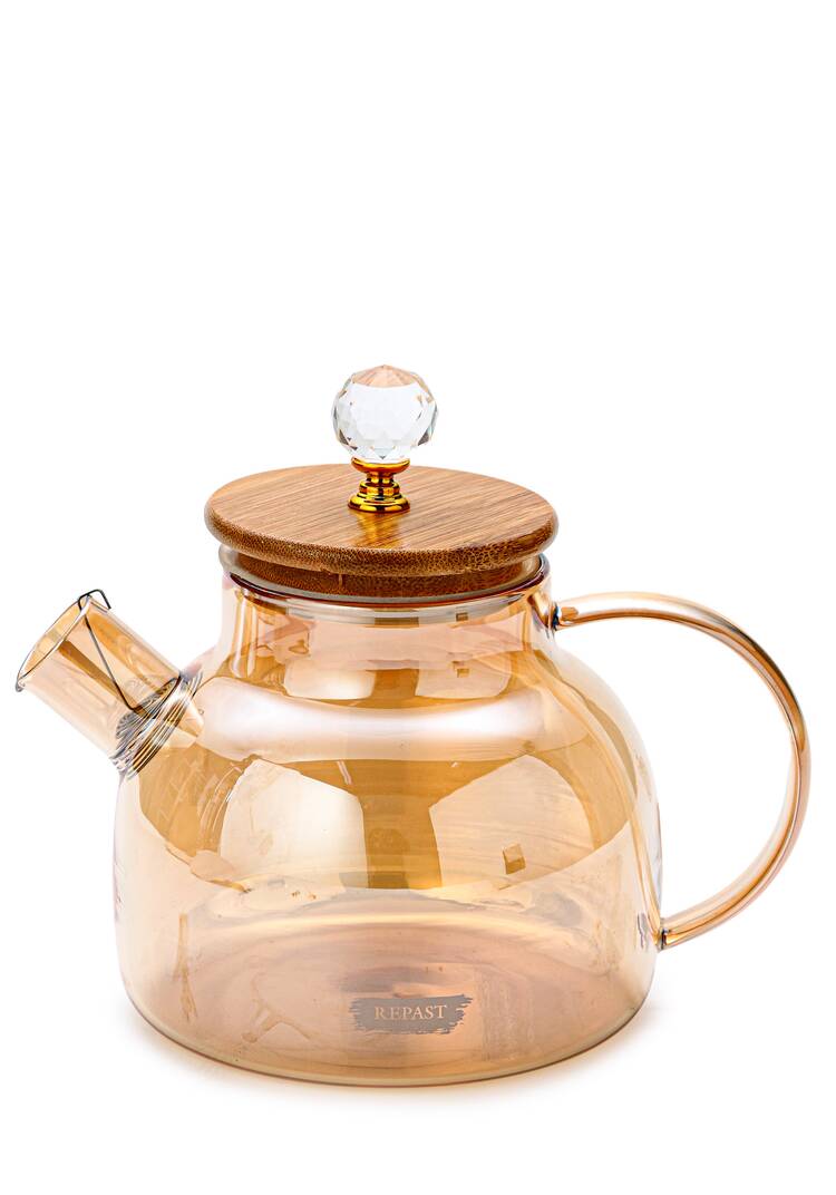 Заварочный чайник с бамбуковой крышкой шир.  750, рис. 2