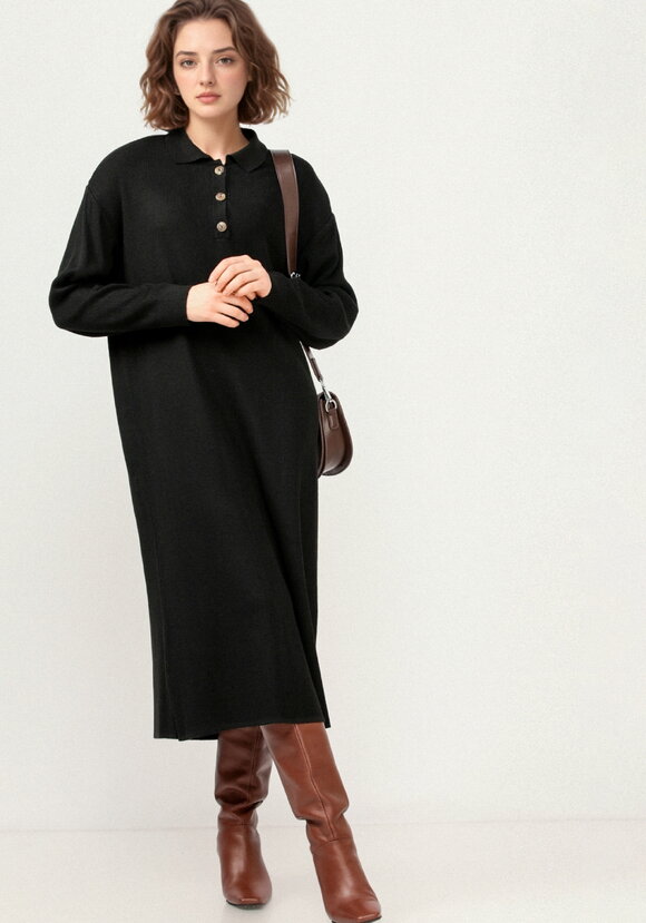 Платье поло с поясом шир.  580, рис. 19