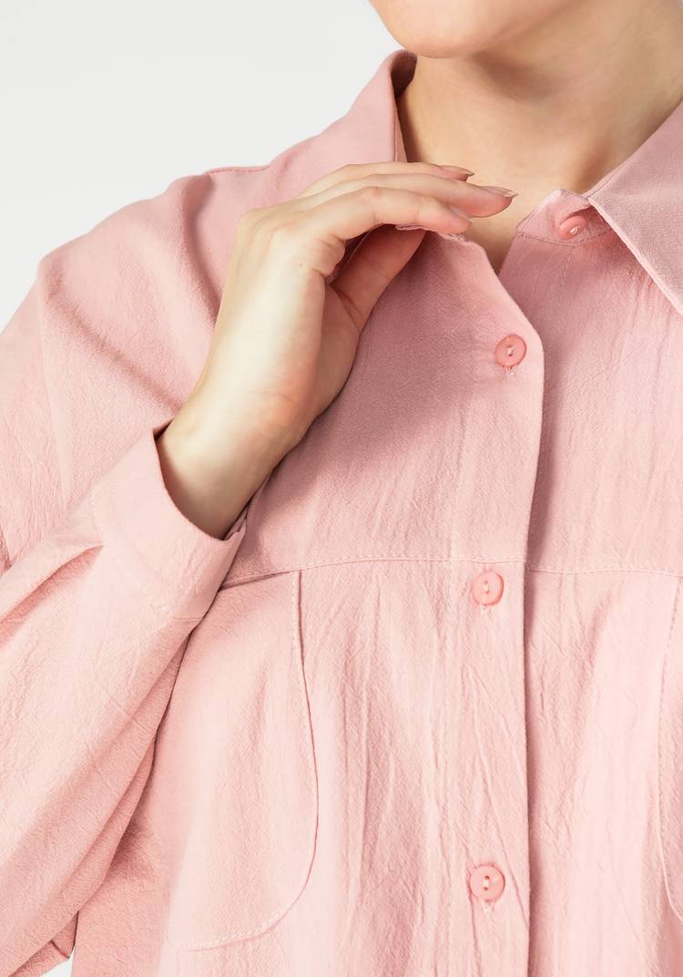 Рубашка с накладными карманами шир.  750, рис. 6