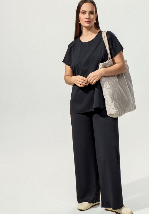 Брюки на резинке с метанитью шир.  580, рис. 5