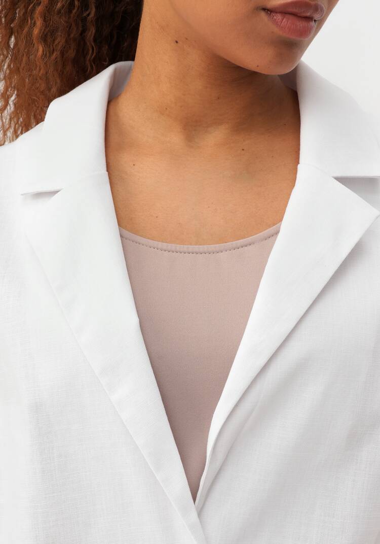 Пиджак изо льна однобортный шир.  750, рис. 6