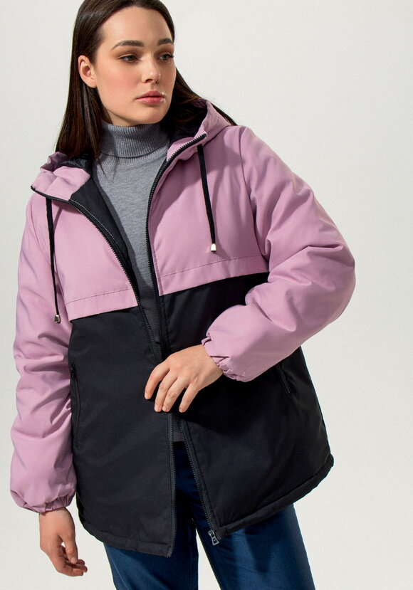 Куртка с капюшоном на молнии шир.  580, рис. 1