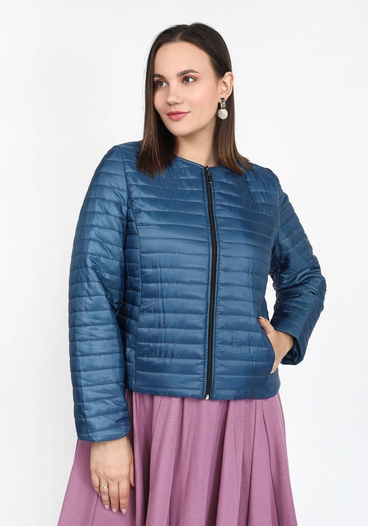 Куртка с карманами и горизонтальной стежкой шир.  750, рис. 17