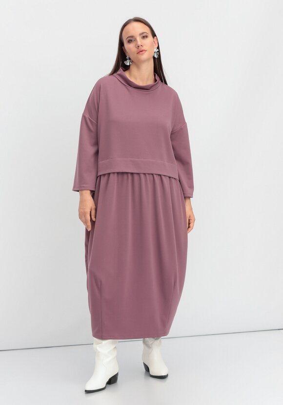 Платье с отрезной кокеткой-обманкой шир.  580, рис. 9