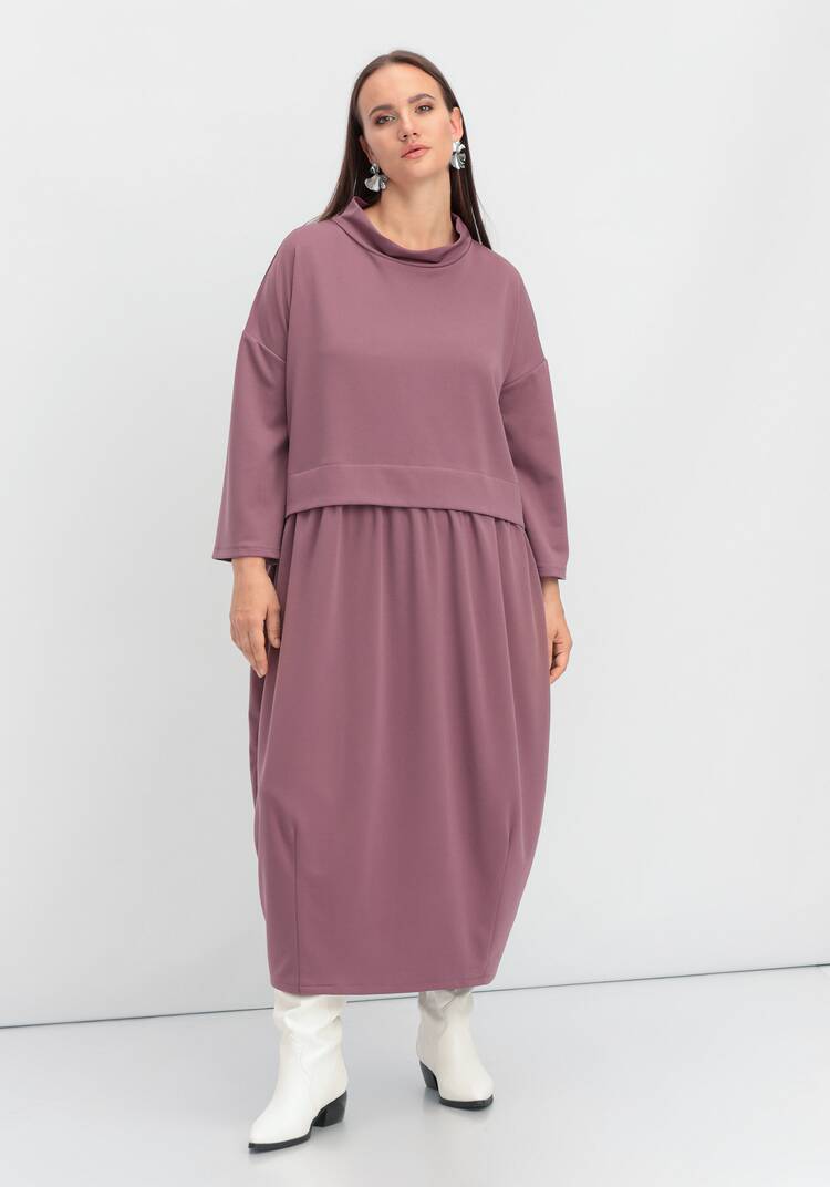 Платье с отрезной кокеткой-обманкой шир.  750, рис. 9