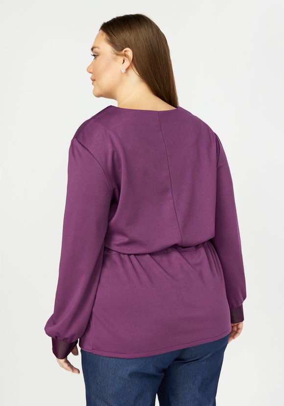 Туника с V-образным вырезом с кулиской шир.  580, рис. 2