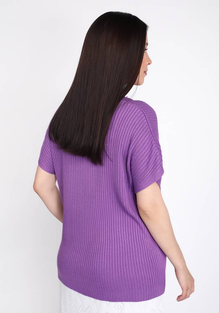 Туника свободного силуэта с отделкой бусинами шир.  750, рис. 4