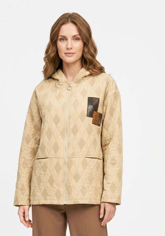 Куртка на молнии с фактурным рисунком шир.  580, рис. 9