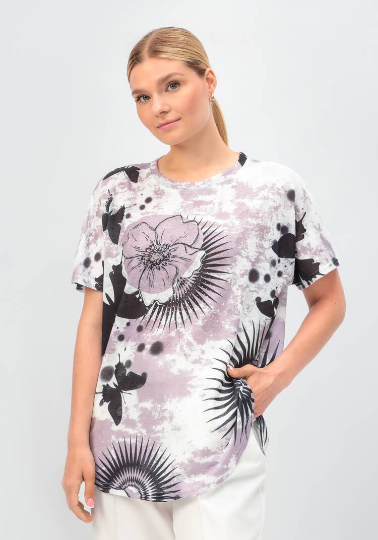 Футболка со стразами Мелисса шир.  750, рис. 6