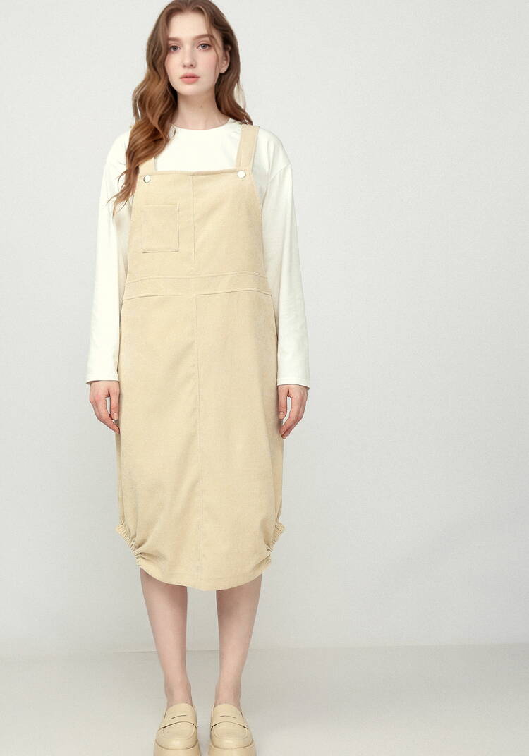 Сарафан из микровельвета на бретелях шир.  750, рис. 4