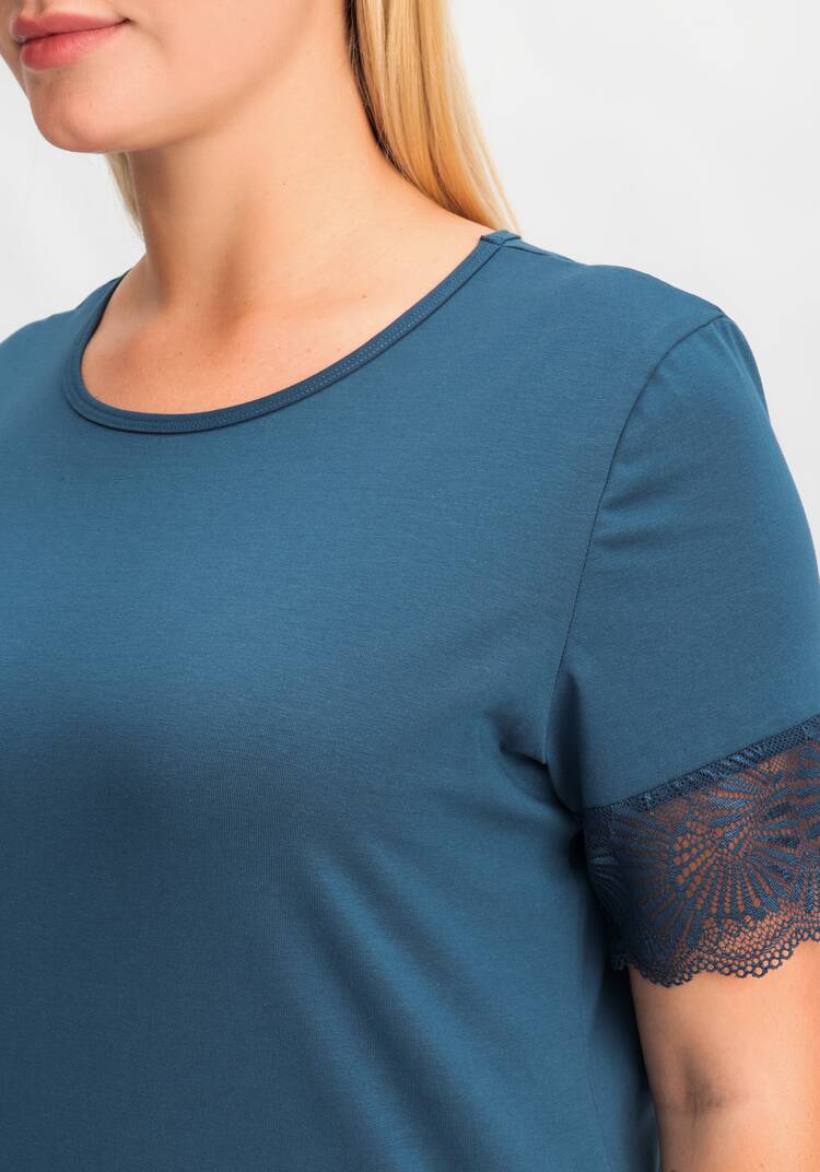 Футболка с кружевными рукавами Аманда шир.  750, рис. 9