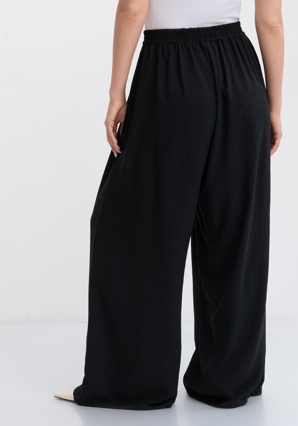 Брюки палаццо с поясом на резинке шир.  580, рис. 8