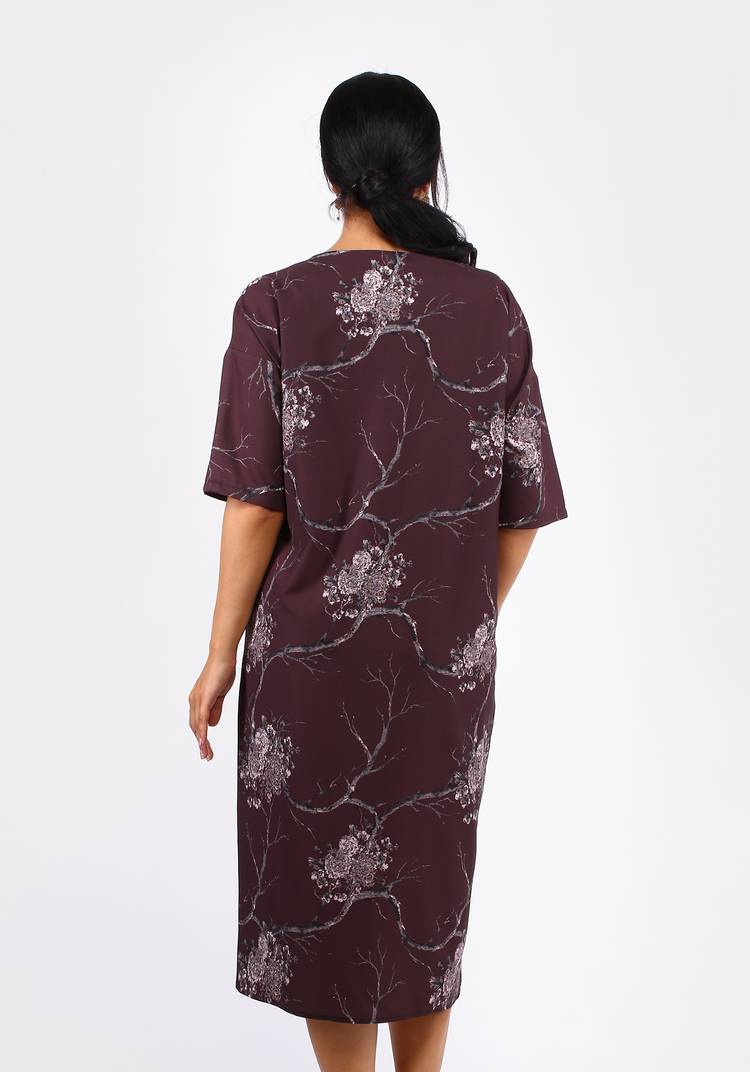 Платье свободного кроя с рукавом 1/2 шир.  750, рис. 5