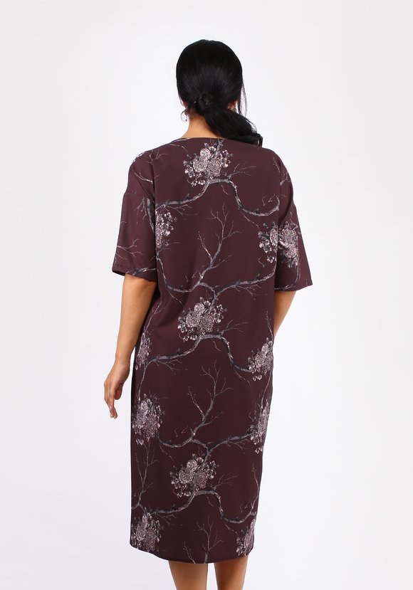 Платье свободного кроя с рукавом 1/2 шир.  580, рис. 5