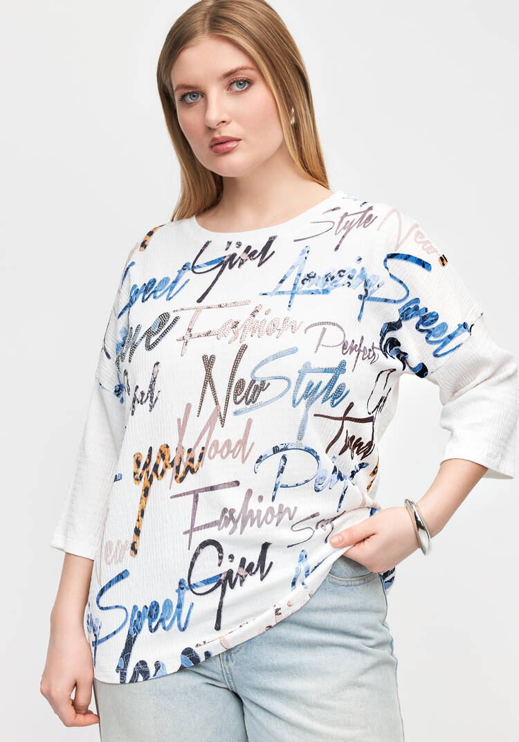 Блуза Поэзия души шир.  750, рис. 1