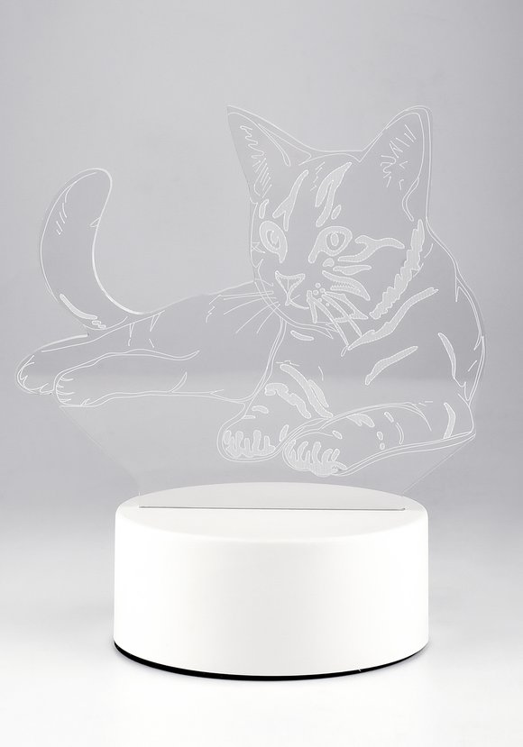 Ночник 3D светодиодный шир.  580, рис. 1