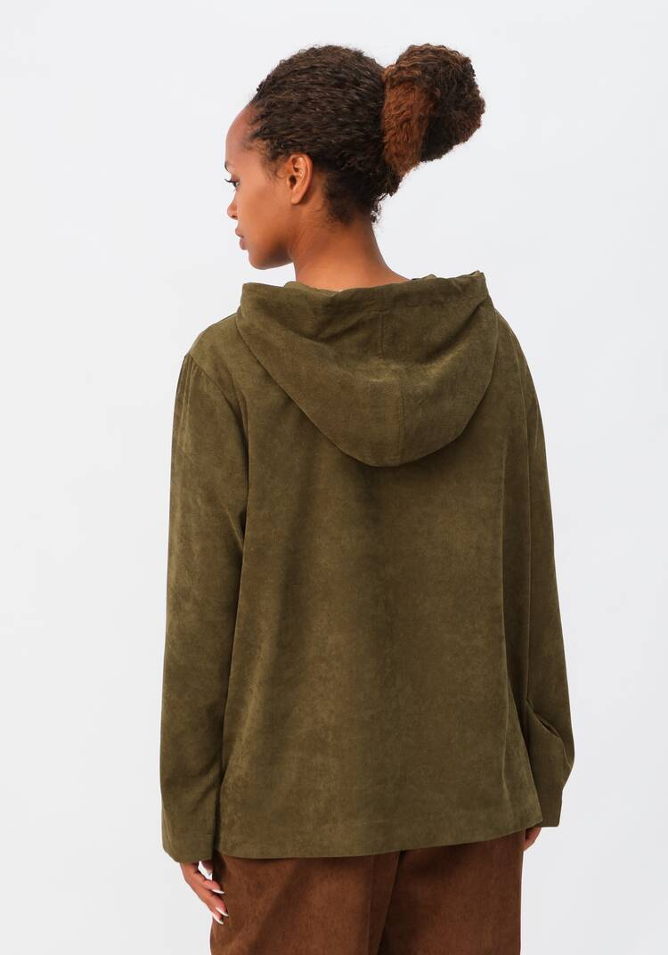 Куртка вельветовая с капюшоном шир.  750, рис. 3