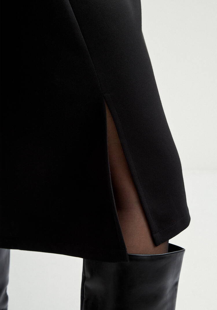 Сарафан трикотажный ,прямой с разрезами шир.  750, рис. 15