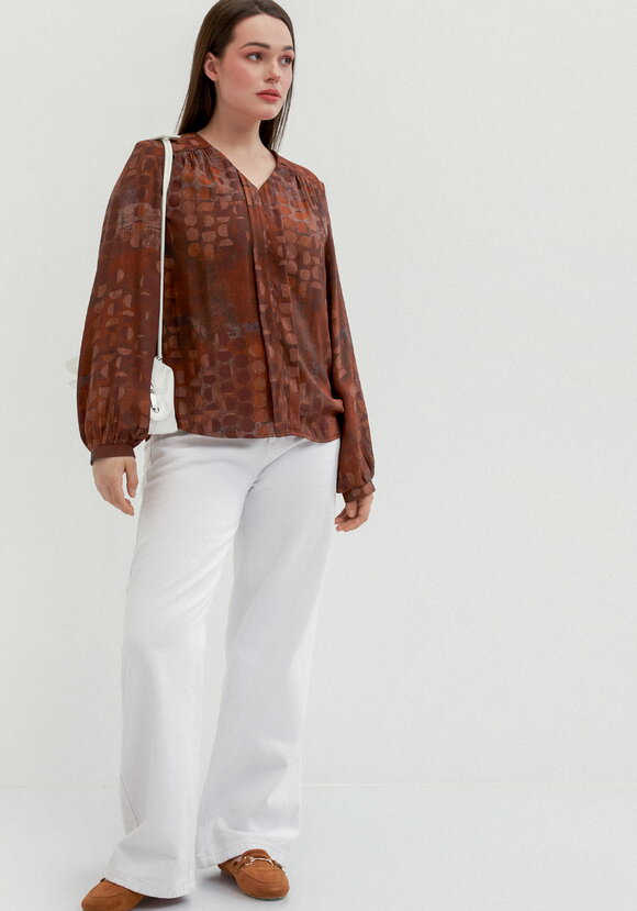 Блуза свободного кроя Омега шир.  580, рис. 10