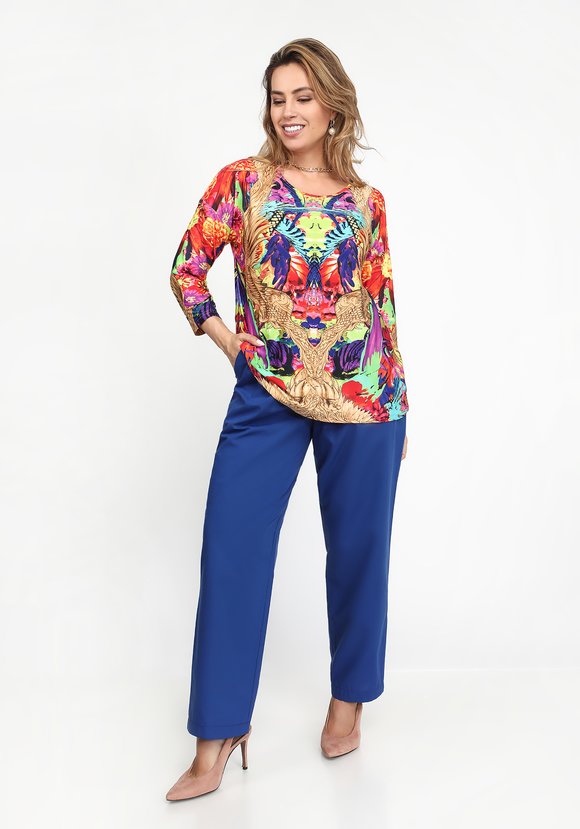 Туника полуприлегающего силуэта шир.  580, рис. 7