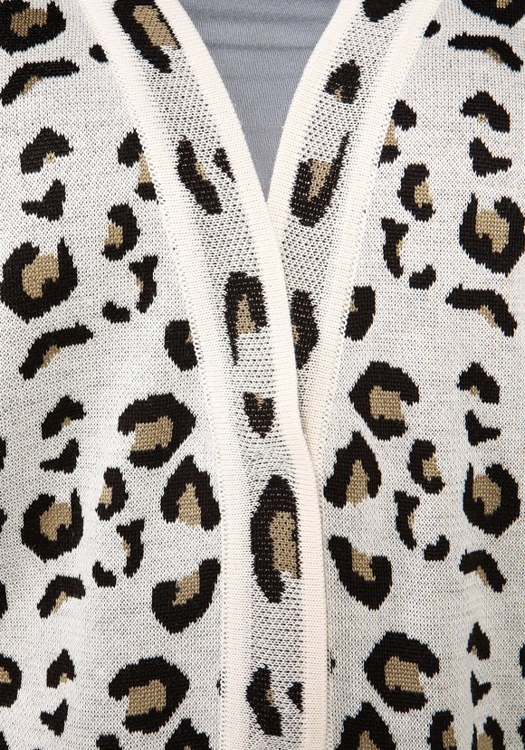 Жакет с леопардовым принтом шир.  580, рис. 8