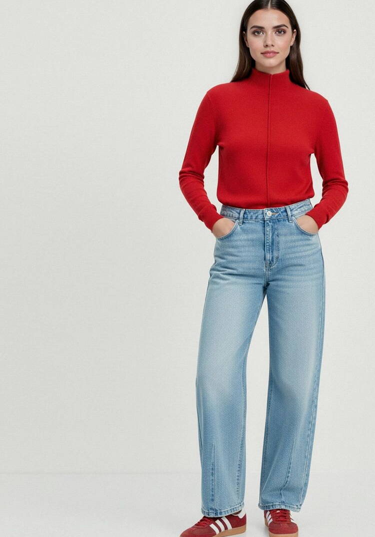 Джемпер с цельнокроеной стойкой шир.  750, рис. 15