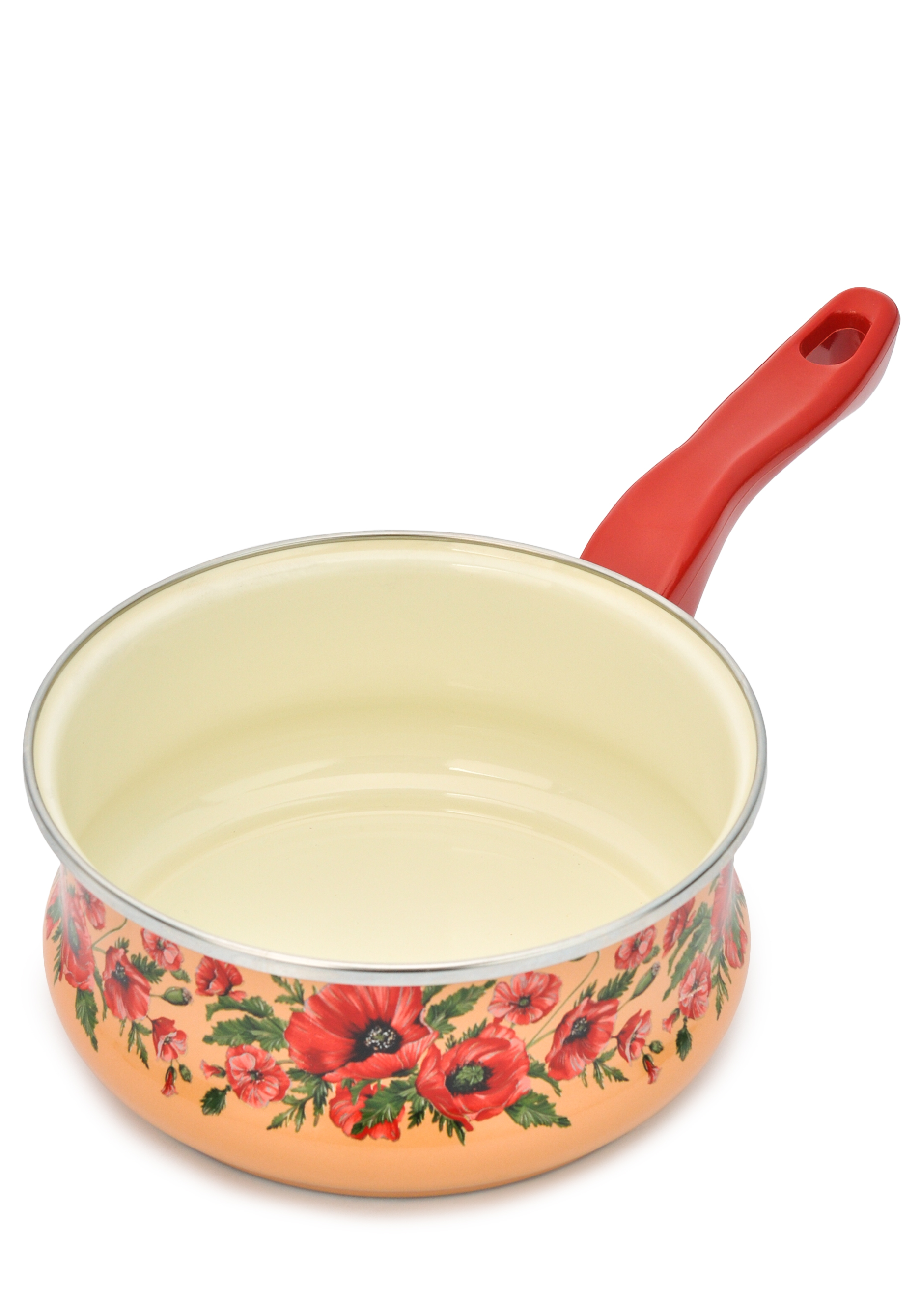 

Эмалированный ковш "Маки", Оранжевый