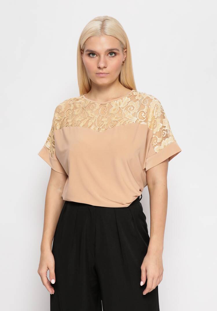 Блуза   с  кружевом шир.  750, рис. 6