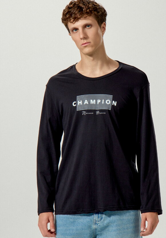 Лонгсливы с лаконичным принтом, 2 шт. шир.  580, рис. 59