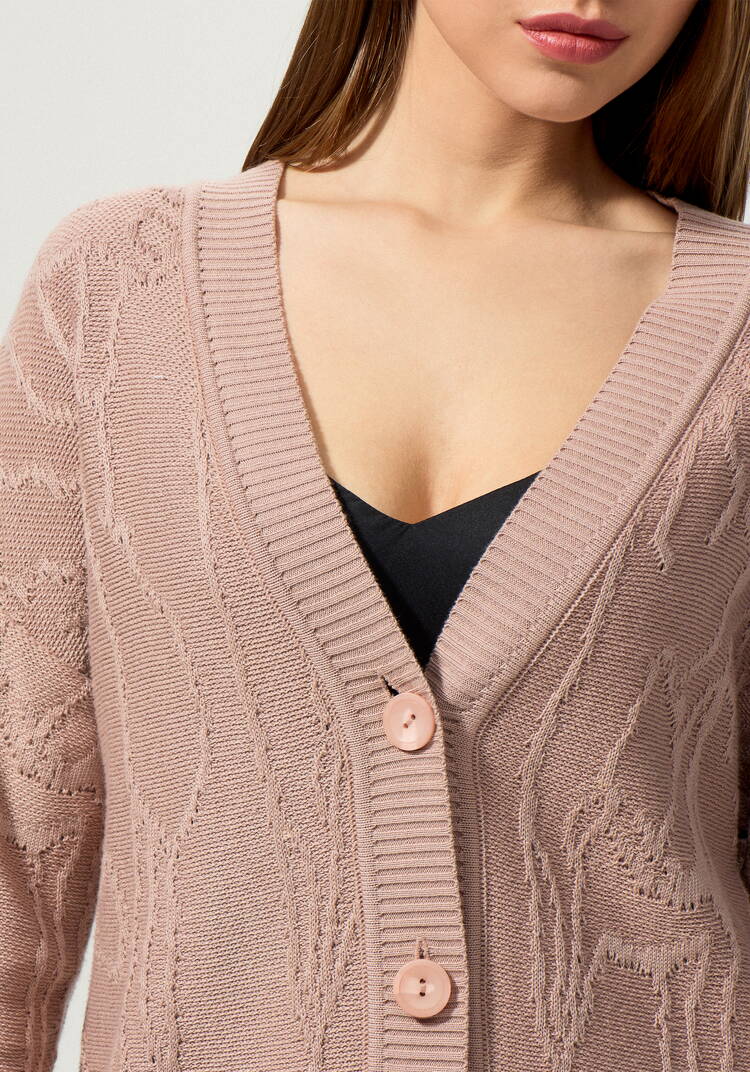 Кардиган удлиненный с абстрактным рисунком шир.  750, рис. 13