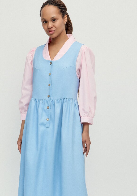 Сарафан оверсайз с отрезной линией талии шир.  580, рис. 16