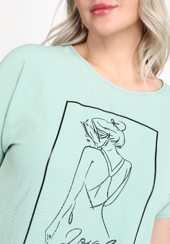 Блуза Романтическая поездка шир.  580, рис. 4