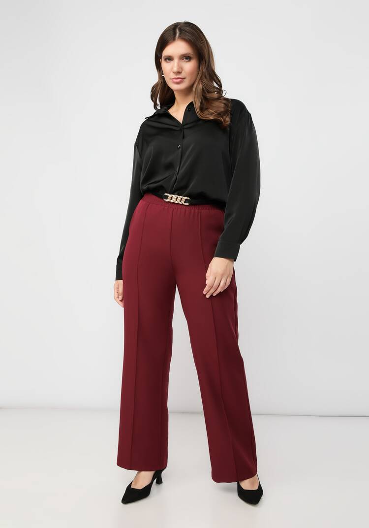 Брюки прямого кроя с комфортным поясом шир.  750, рис. 21