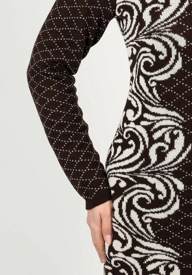 Туника с принтом Узоры шир.  750, рис. 10