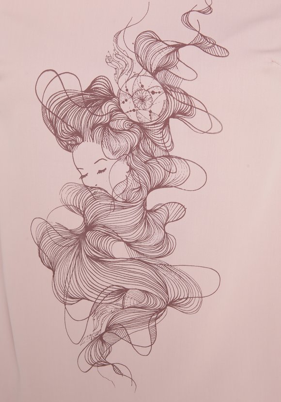 Блуза Таинственная красавица шир.  580, рис. 10