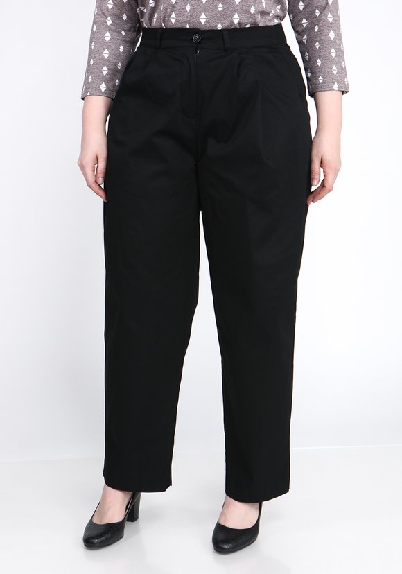 Брюки с защипами шир.  580, рис. 1