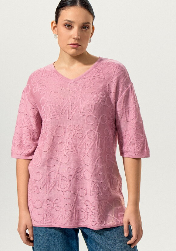 Туника с фактурным рисунком и рукавом 1/2 шир.  580, рис. 14