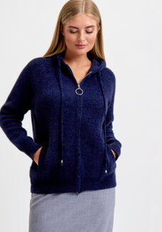 Кардиган на молнии с капюшоном Амели